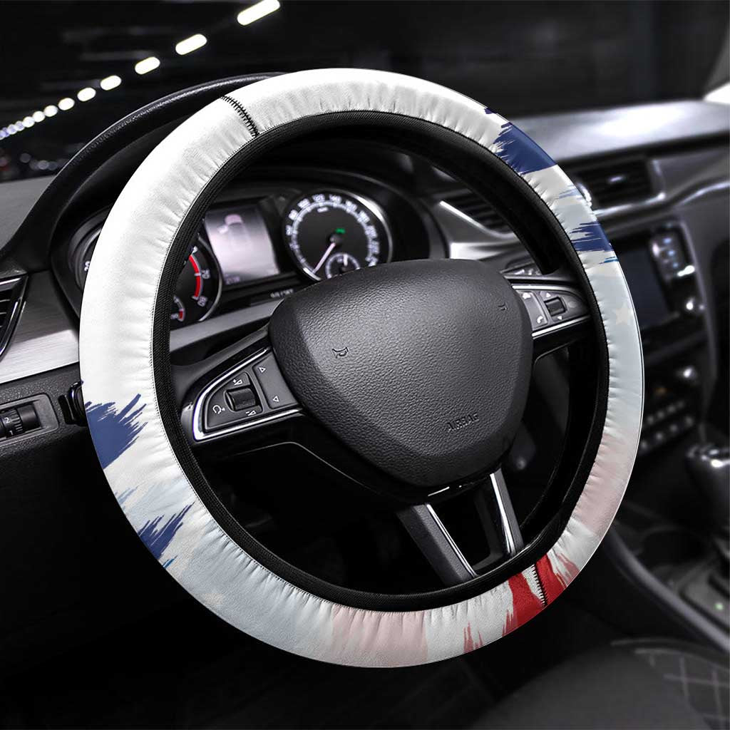 USA 2026 Rugby Steering Wheel Cover Go Eagle Brushes Style