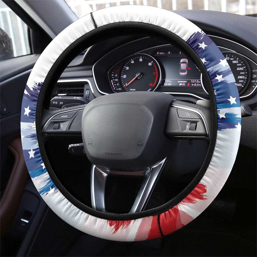 USA 2026 Rugby Steering Wheel Cover Go Eagle Brushes Style