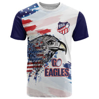 USA 2026 Rugby Custom T Shirt Go Eagle Brushes Style