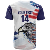 USA 2026 Rugby Custom T Shirt Go Eagle Brushes Style