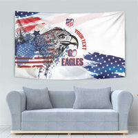 USA 2026 Rugby Custom Tapestry Go Eagle Brushes Style
