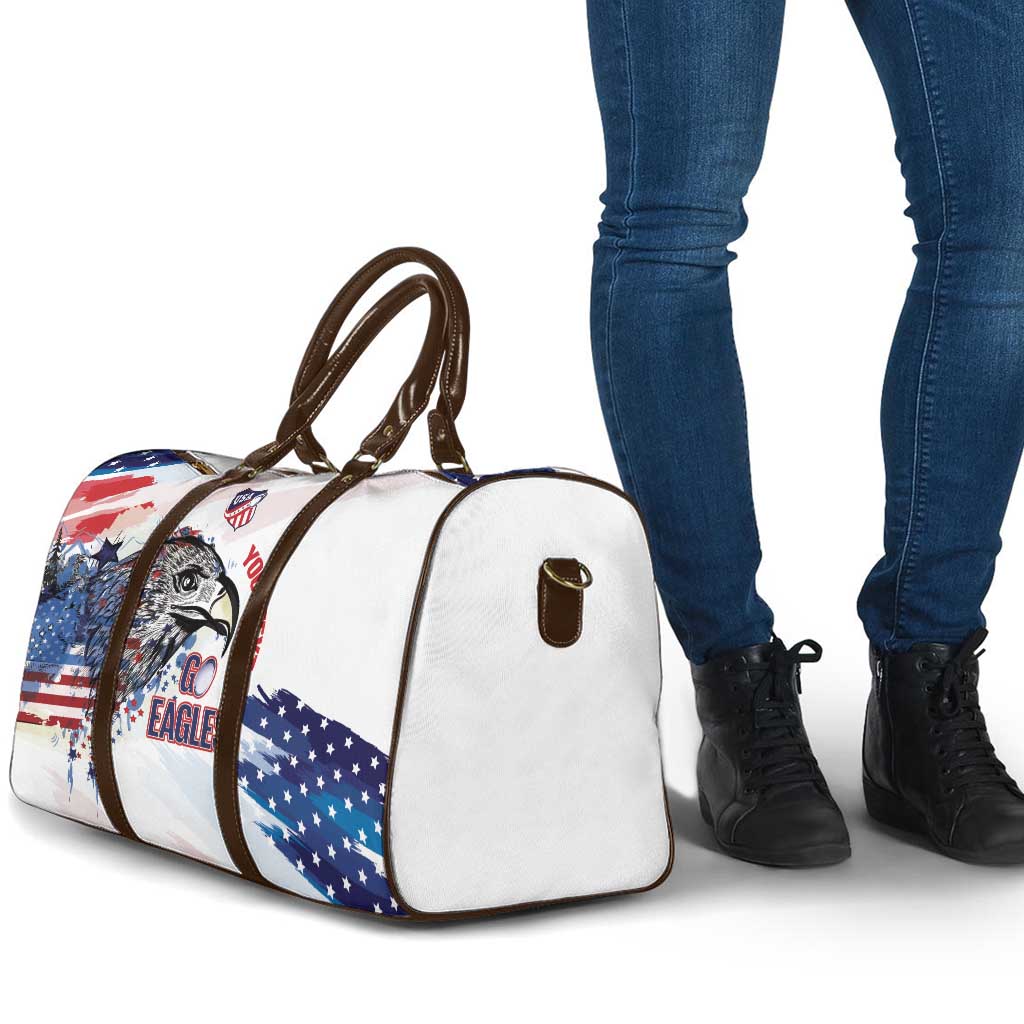 USA 2026 Rugby Custom Travel Bag Go Eagle Brushes Style