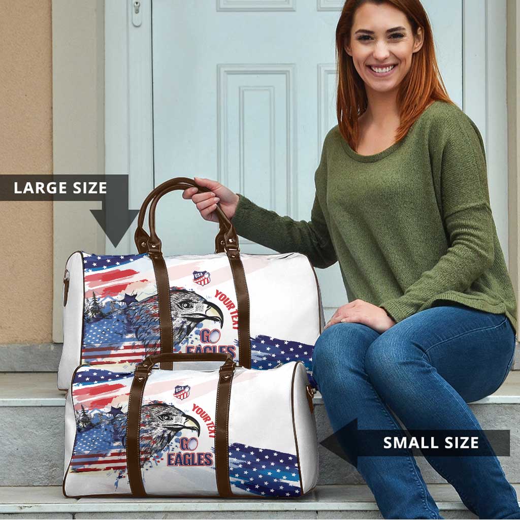 USA 2026 Rugby Custom Travel Bag Go Eagle Brushes Style