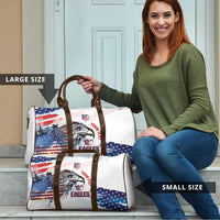 USA 2026 Rugby Custom Travel Bag Go Eagle Brushes Style