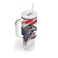 USA 2026 Rugby Custom Tumbler With Handle Go Eagle Brushes Style