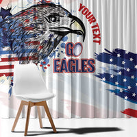 USA 2026 Rugby Custom Window Curtain Go Eagle Brushes Style