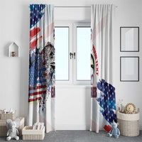USA 2026 Rugby Custom Window Curtain Go Eagle Brushes Style