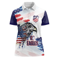 USA 2026 Rugby Custom Women Polo Shirt Go Eagle Brushes Style