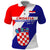 June 25 Croatia Polo Shirt Independence Day Hrvatska Coat Of Arms 32nd Anniversary - Wonder Print Shop