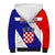 June 25 Croatia Sherpa Hoodie Independence Day Hrvatska Coat Of Arms 32nd Anniversary - Wonder Print Shop