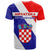 June 25 Croatia T Shirt Independence Day Hrvatska Coat Of Arms 32nd Anniversary - Wonder Print Shop