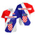 Personalised June 25 Croatia Hawaiian Shirt Independence Day Hrvatska Coat Of Arms 32nd Anniversary - Wonder Print Shop