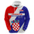 Custom June 25 Croatia Hoodie Independence Day Hrvatska Coat Of Arms 32nd Anniversary - Wonder Print Shop