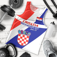 personalised-june-25-croatia-men-tank-top-independence-day-hrvatska-coat-of-arms-32nd-anniversary