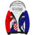Personalised June 25 Croatia Sherpa Hoodie Independence Day Hrvatska Coat Of Arms 32nd Anniversary - Wonder Print Shop