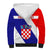Personalised June 25 Croatia Sherpa Hoodie Independence Day Hrvatska Coat Of Arms 32nd Anniversary - Wonder Print Shop