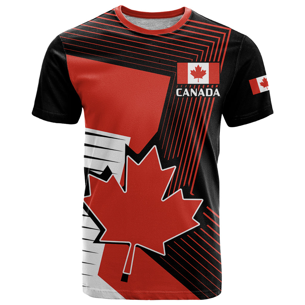 July 1 Canada T Shirt Independence Day with Canadian Maple Leaf - Wonder Print Shop