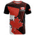 July 1 Canada T Shirt Independence Day with Canadian Maple Leaf - Wonder Print Shop