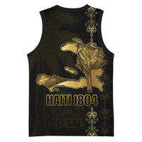 Afro-Haitians Ayiti Cherie Basketball Jersey Haiti Map Kanson Wouj Veve Vodou