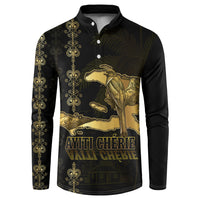 Afro-Haitians Ayiti Cherie Button Sweatshirt Haiti Map Kanson Wouj Veve Vodou