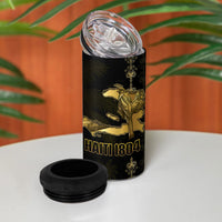 Afro-Haitians Ayiti Cherie 4 in 1 Can Cooler Tumbler Haiti Map Kanson Wouj Veve Vodou