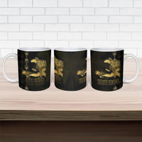 Afro-Haitians Ayiti Cherie Ceramic Mug Haiti Map Kanson Wouj Veve Vodou
