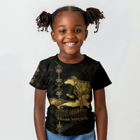 Afro-Haitians Ayiti Cherie Kid T shirt Haiti Map Kanson Wouj Veve Vodou