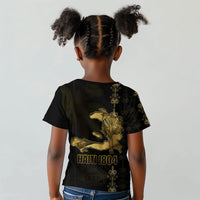 Afro-Haitians Ayiti Cherie Kid T shirt Haiti Map Kanson Wouj Veve Vodou