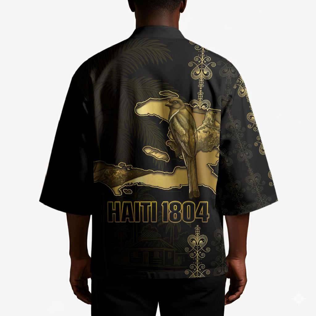 Afro-Haitians Ayiti Cherie Kimono Haiti Map Kanson Wouj Veve Vodou