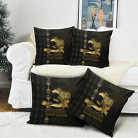 Afro-Haitians Ayiti Cherie Pillow Cover Haiti Map Kanson Wouj Veve Vodou