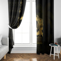 Afro-Haitians Ayiti Cherie Window Curtain Haiti Map Kanson Wouj Veve Vodou