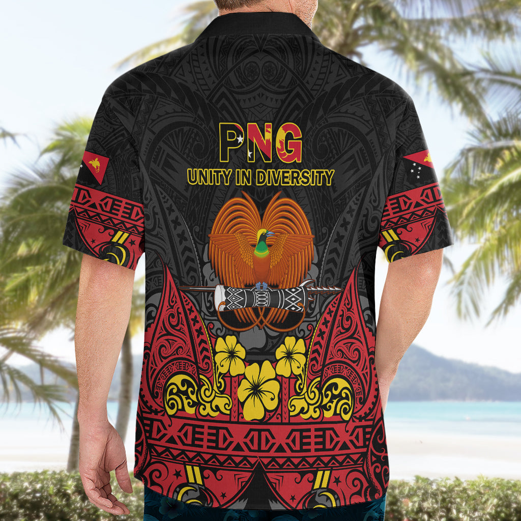 Polynesian Pride Independence Day Papua New Guinea Hawaiian Shirt PNG Bird of Paradise 48th Anniversary - Wonder Print Shop