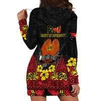 Polynesian Pride Independence Day Papua New Guinea Hoodie Dress PNG Bird of Paradise 48th Anniversary - Wonder Print Shop