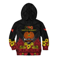 Polynesian Pride Independence Day Papua New Guinea Kid Hoodie PNG Bird of Paradise 48th Anniversary - Wonder Print Shop