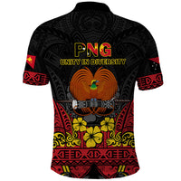 Polynesian Pride Independence Day Papua New Guinea Polo Shirt PNG Bird of Paradise 48th Anniversary - Wonder Print Shop