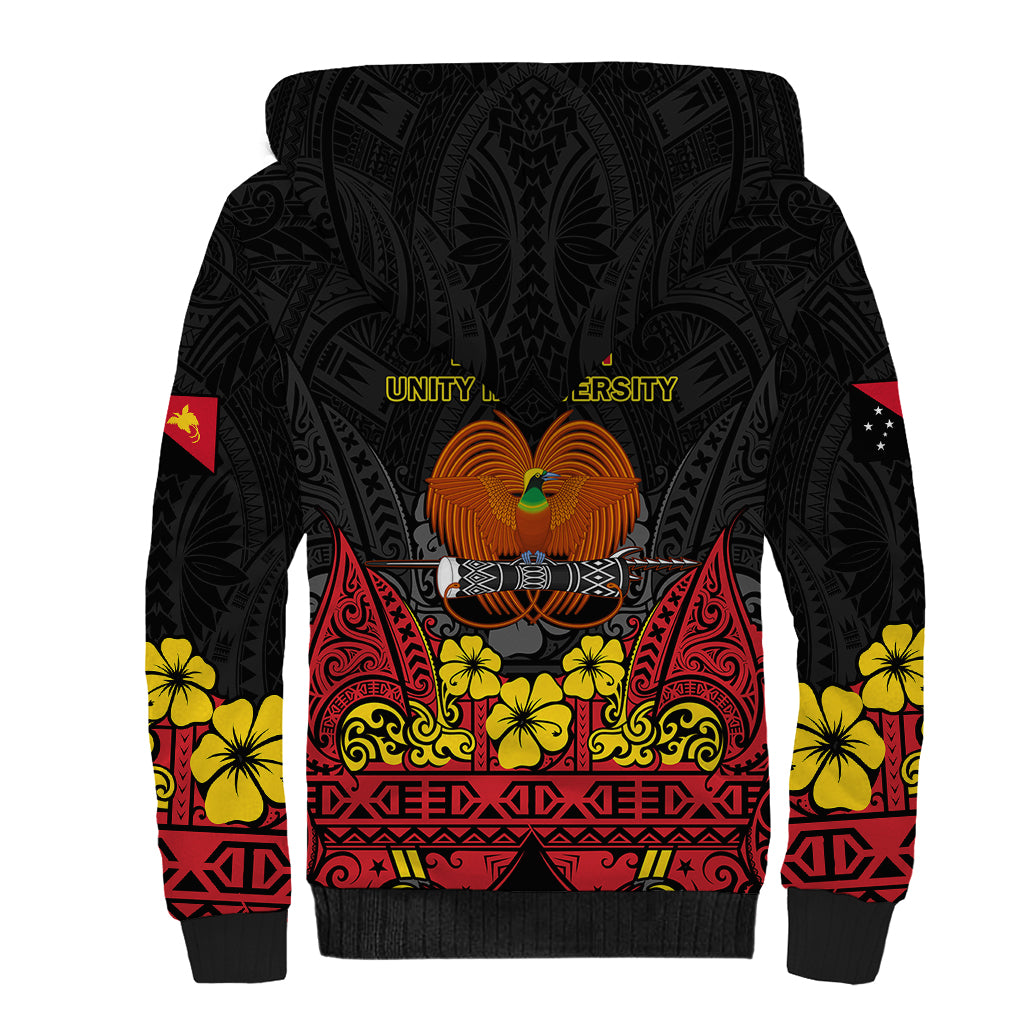 Polynesian Pride Independence Day Papua New Guinea Sherpa Hoodie PNG Bird of Paradise 48th Anniversary - Wonder Print Shop