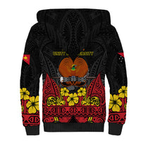 Polynesian Pride Independence Day Papua New Guinea Sherpa Hoodie PNG Bird of Paradise 48th Anniversary - Wonder Print Shop