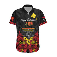 Personalised Independence Day Papua New Guinea Hawaiian Shirt PNG Bird of Paradise 48th Anniversary - Wonder Print Shop