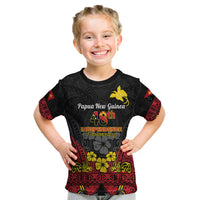 Personalised Independence Day Papua New Guinea Kid T Shirt PNG Bird of Paradise 48th Anniversary - Wonder Print Shop