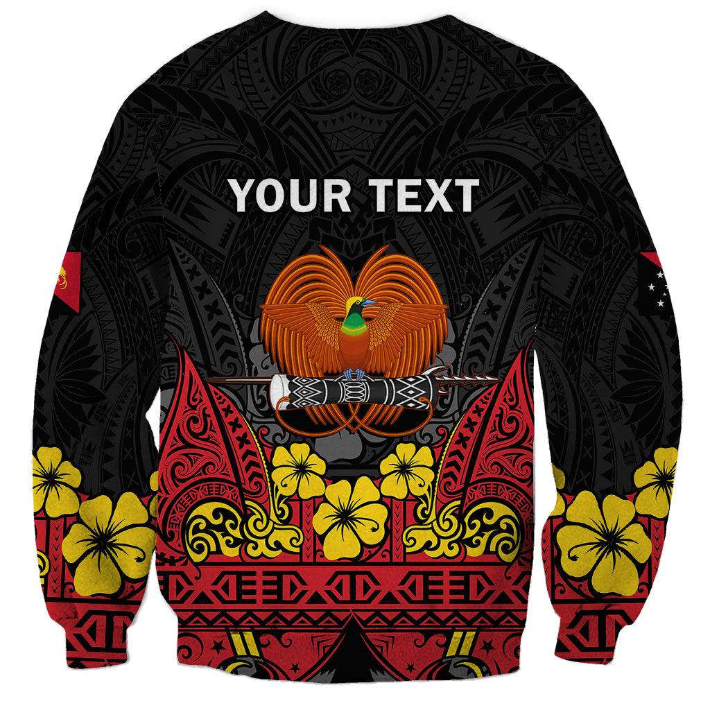 Personalised Independence Day Papua New Guinea Sweatshirt PNG Bird of Paradise 48th Anniversary - Wonder Print Shop