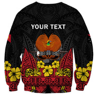Personalised Independence Day Papua New Guinea Sweatshirt PNG Bird of Paradise 48th Anniversary - Wonder Print Shop