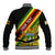 Personalised Zimbabwe Baseball Jacket African Pattern With Flag Style - Wonder Print Shop