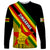 Personalised Zimbabwe Long Sleeve Shirt African Pattern With Flag Style - Wonder Print Shop