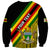 Personalised Zimbabwe Sweatshirt African Pattern With Flag Style - Wonder Print Shop