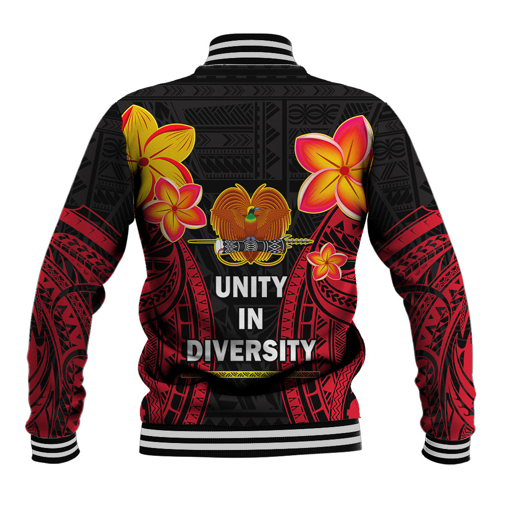 Polynesian Pride Independence PNG Baseball Jacket Papua New Guinea Since 1975 - Wonder Print Shop
