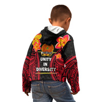 Polynesian Pride Independence PNG Kid Hoodie Papua New Guinea Since 1975 - Wonder Print Shop