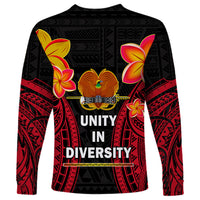 Polynesian Pride Independence PNG Long Sleeve Shirt Papua New Guinea Since 1975 - Wonder Print Shop