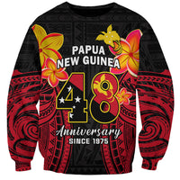 Polynesian Pride Independence PNG Sweatshirt Papua New Guinea Since 1975 - Wonder Print Shop