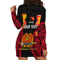 Personalised Independence PNG Hoodie Dress Papua New Guinea Since 1975 - Wonder Print Shop
