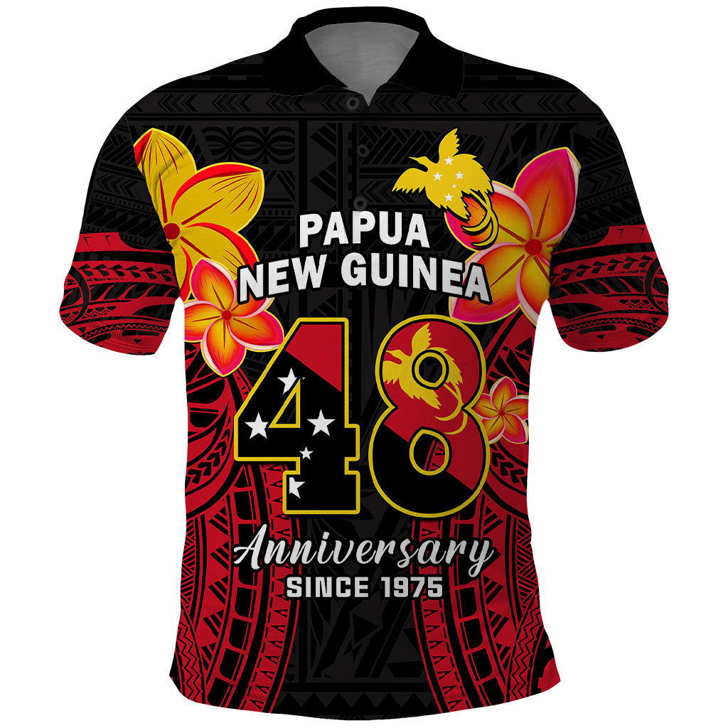 Personalised Independence PNG Polo Shirt Papua New Guinea Since 1975 - Wonder Print Shop